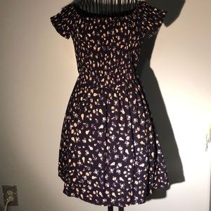 off the shoulder dress!